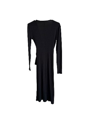Rag & Bone Rib Knit Wrap Dress Cocktail Dress (view 2)