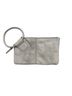 HOBO 100% Leather Gray Leather Wristlet One size - photo 1