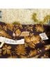 DÔEN 100% Cotton Floral Brown Yellow Button-Down Shirt Size XS - photo 9