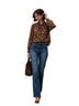 DÔEN 100% Cotton Floral Brown Yellow Button-Down Shirt Size XS - photo 2