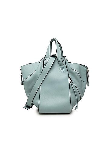Loewe Loewe Anagram Hammock Medium Handbag Shoulder Bag 2-Way Blue Leather Women's LOEWE (view 1)