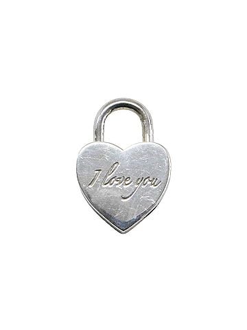 Tiffany & Co. TIFFANY&amp;Co. Tiffany Heart Lock Charm Pendant Top, SV925 Silver, Women's (view 1)