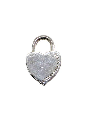Tiffany & Co. TIFFANY&amp;Co. Tiffany Heart Lock Charm Pendant Top, SV925 Silver, Women's (view 2)