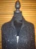 Cecily Brown 100% Silk Black Jacket Size M - photo 6