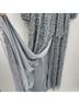 Mac Duggal 100% Polyester Silver Multi Color Cocktail Dress Size 8 - photo 6
