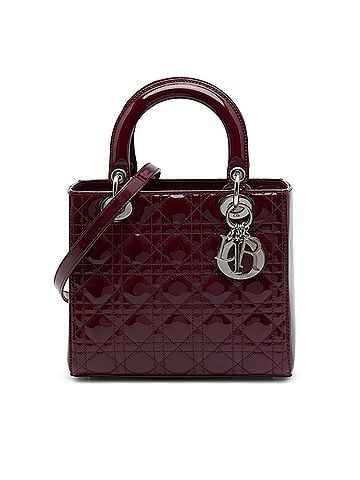 Dior Medium Patent Cannage Lady Dior (view 1)