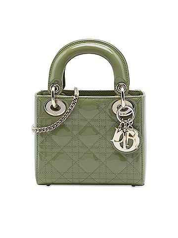 Dior Mini Patent Cannage Lady Dior (view 1)