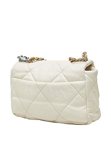 Chanel Chanel Coco Mark 19 Chain Shoulder Bag AS1160 White Lambskin Women's CHANEL (view 2)