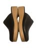 Eileen Fisher 100% Leather Solid Black Mule/Clog Size 7 - photo 4