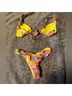 Blackbough Floral Multi Color Two Piece Swimsuit Size S - photo 5