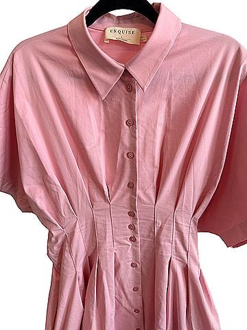 EXQUISE Raina Color Block Casual Dress (view 2)