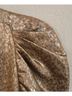 Tory Burch Jacquard Gold Cocktail Dress Size 4 - photo 7