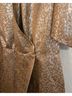 Tory Burch Jacquard Gold Cocktail Dress Size 4 - photo 12