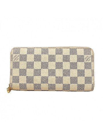 Louis Vuitton Louis Vuitton Damier Azur Zippy Wallet N60019 White Women's Long (view 1)