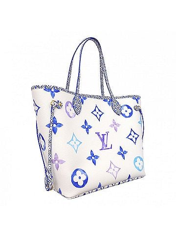 Louis Vuitton Louis Vuitton LV by the Pool Neverfull MM Tote Bag M22979 Blue Women's (view 2)