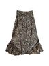 Maison Mayle 100% Silk Floral Multi Color Silk Skirt Size 2 - photo 2
