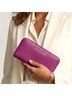 Michael Kors 100% Leather Solid Purple Leather Belt One size - photo 3