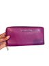 Michael Kors 100% Leather Solid Purple Leather Belt One size - photo 1