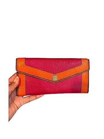 Michael Kors Saffiano Leather Envelope Carryall Wallet Leather Belt (view 1)