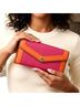 Michael Kors 100% Satin Color Block Pink Orange Leather Belt One size - photo 3