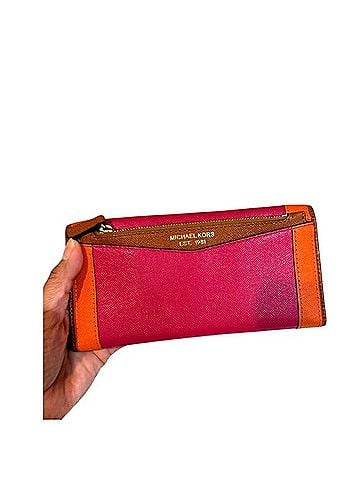 Michael Kors Saffiano Leather Envelope Carryall Wallet Leather Belt (view 2)