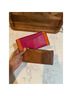 Michael Kors 100% Satin Color Block Pink Orange Leather Belt One size - photo 4
