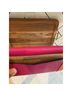 Michael Kors 100% Satin Color Block Pink Orange Leather Belt One size - photo 15