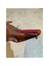 Michael Kors 100% Satin Color Block Pink Orange Leather Belt One size - photo 7