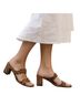 STAUD Animal Print Multi Color Heels Size 8 1/2 - photo 1