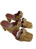 STAUD Animal Print Multi Color Heels Size 8 1/2 - photo 13