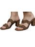 STAUD Animal Print Multi Color Heels Size 8 1/2 - photo 2