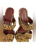 STAUD Animal Print Multi Color Heels Size 8 1/2 - photo 10