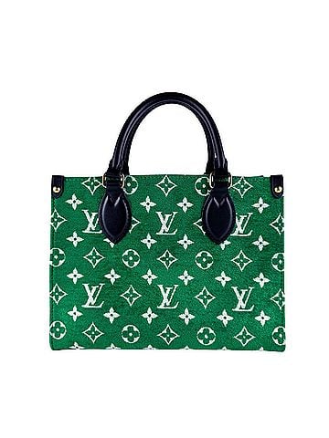 Louis Vuitton Louis Vuitton LOUIS VUITTON Shoulder Bag Handbag LV Match Monogram OnTheGo PM Jacquard Green Black Women's M46216 z10483 (view 1)