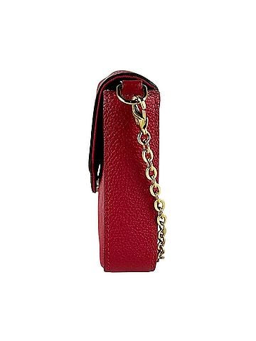 Louis Vuitton Louis Vuitton LOUIS VUITTON Shoulder Bag Monogram Empreinte Pochette Felicie Red Gold Women's M63700 z10521 (view 2)