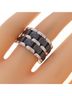 Chanel White Chanel Ultra Collection Large Ring One size - photo 4