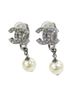 Chanel 100% Other White Chanel earrings One size - photo 2