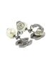 Chanel 100% Other White Chanel earrings One size - photo 3