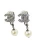 Chanel 100% Other White Chanel earrings One size - photo 2
