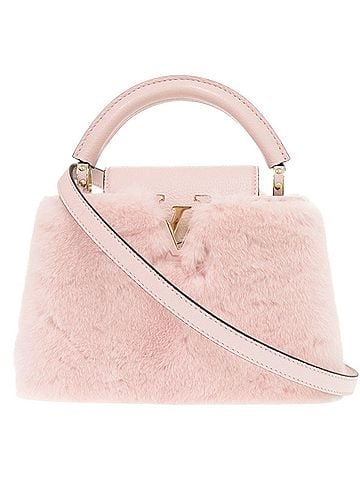 Louis Vuitton Louis Vuitton Capucines Mini IC Mink Pink Handbag LV 0153 LOUIS VUITTON (view 1)