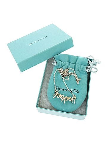Tiffany & Co. Tiffany &amp; Co. Triple Ribbon Necklace, Sterling Silver 925, 18K Yellow Gold (750YG), Item No. 1141. (view 2)