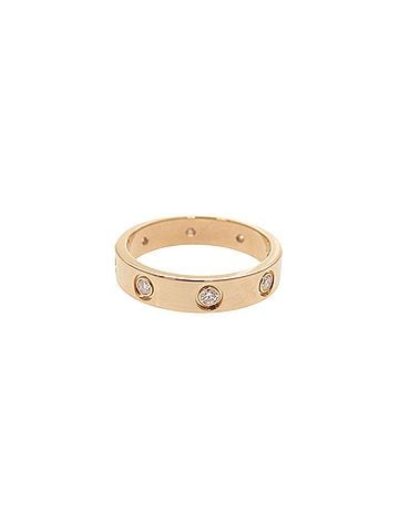 Cartier Cartier Mini Love Ring #50 18KPG 750PG Diamond Pink Gold Jewelry 0124CARTIER (view 2)