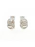 Hermès 100% Other Silver Toned Hermes Hermès Hallmark Earrings One size - photo 1