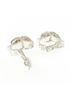 Hermès 100% Other Silver Toned Hermes Hermès Hallmark Earrings One size - photo 3