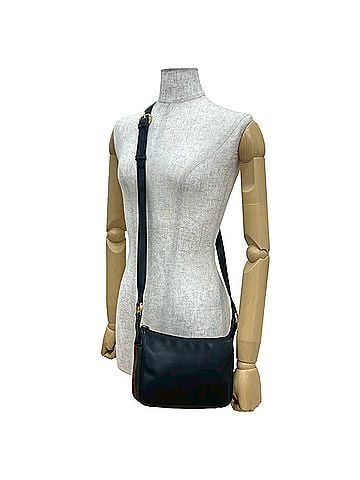 Gucci GUCCI Old Gucci Sherry Line Leather Shoulder Bag Pochette Sacoche Black 33191 (view 2)