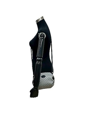 Gucci GUCCI Old Gucci Micro GG Logo Pattern Leather Mini Shoulder Bag Pochette Navy 332-7 (view 2)