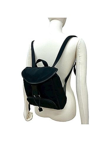 Gucci GUCCI Gucci Logo Nylon Calf Leather Mini Rucksack Backpack Daypack Black Women's 27194 (view 2)