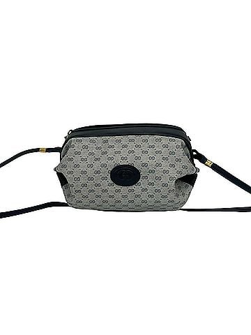 Gucci GUCCI Vintage Old Gucci Micro GG Logo Hardware Leather Mini Shoulder Bag Pouch Navy 41439 (view 1)