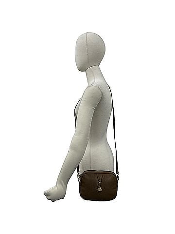 Gucci GUCCI Vintage Gucci Plus Logo Hardware Leather Mini Shoulder Bag Brown 93826 (view 2)