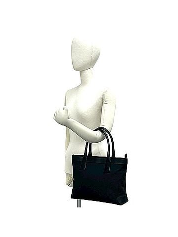 Gucci GUCCI GG pattern canvas leather handbag tote bag Boston black 56362 (view 2)