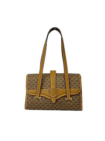Gucci GUCCI Vintage Micro GG Pattern Leather Handbag Mini Tote Bag Brown 66250 (view 1)